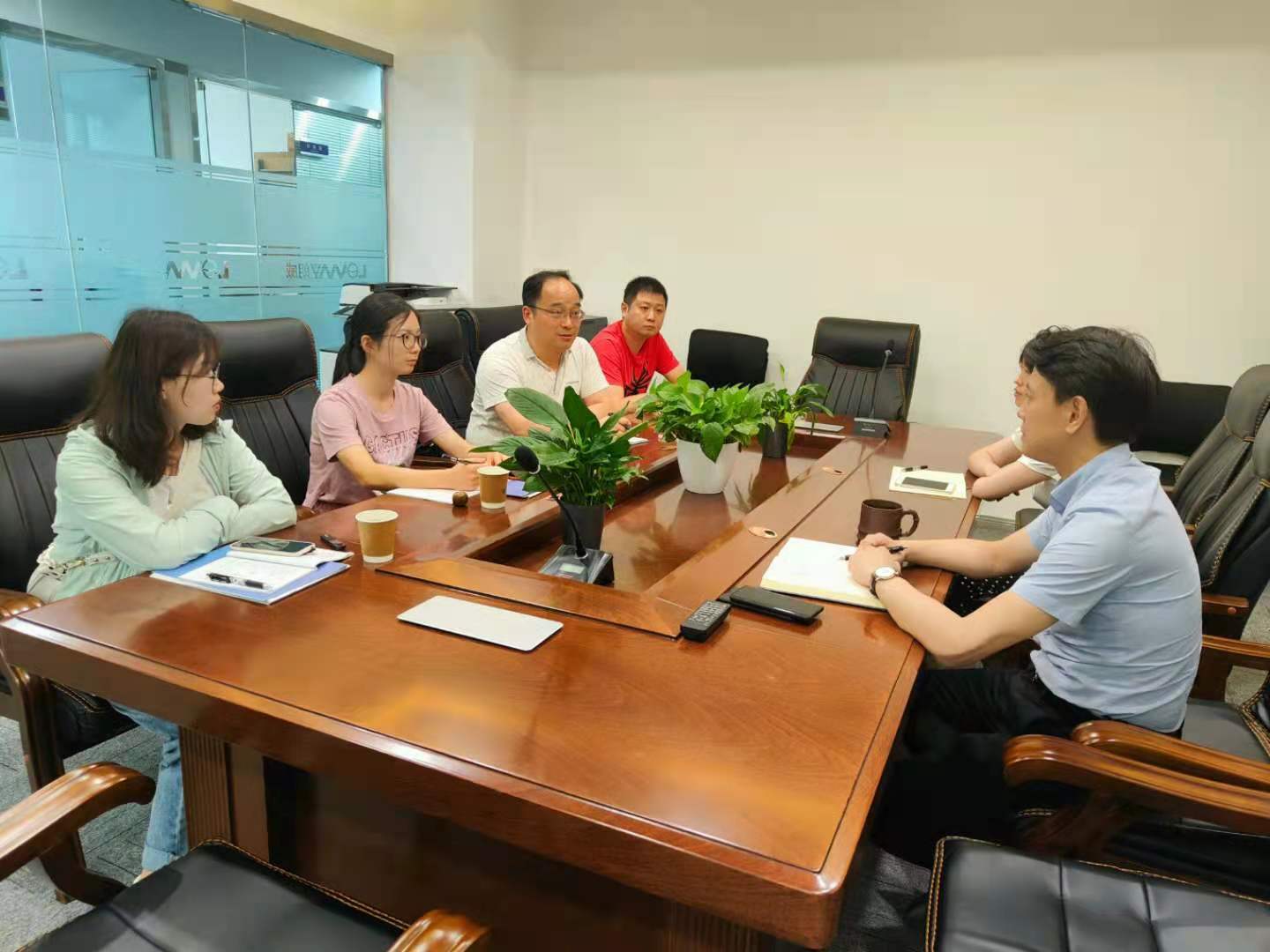 Li Bing, Director of the Reform and Development Science and Technology Bureau of Chongqing Economic Development Zone, visited Chongqing Langwei for research